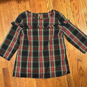 Talbots Plaid Holiday shirt